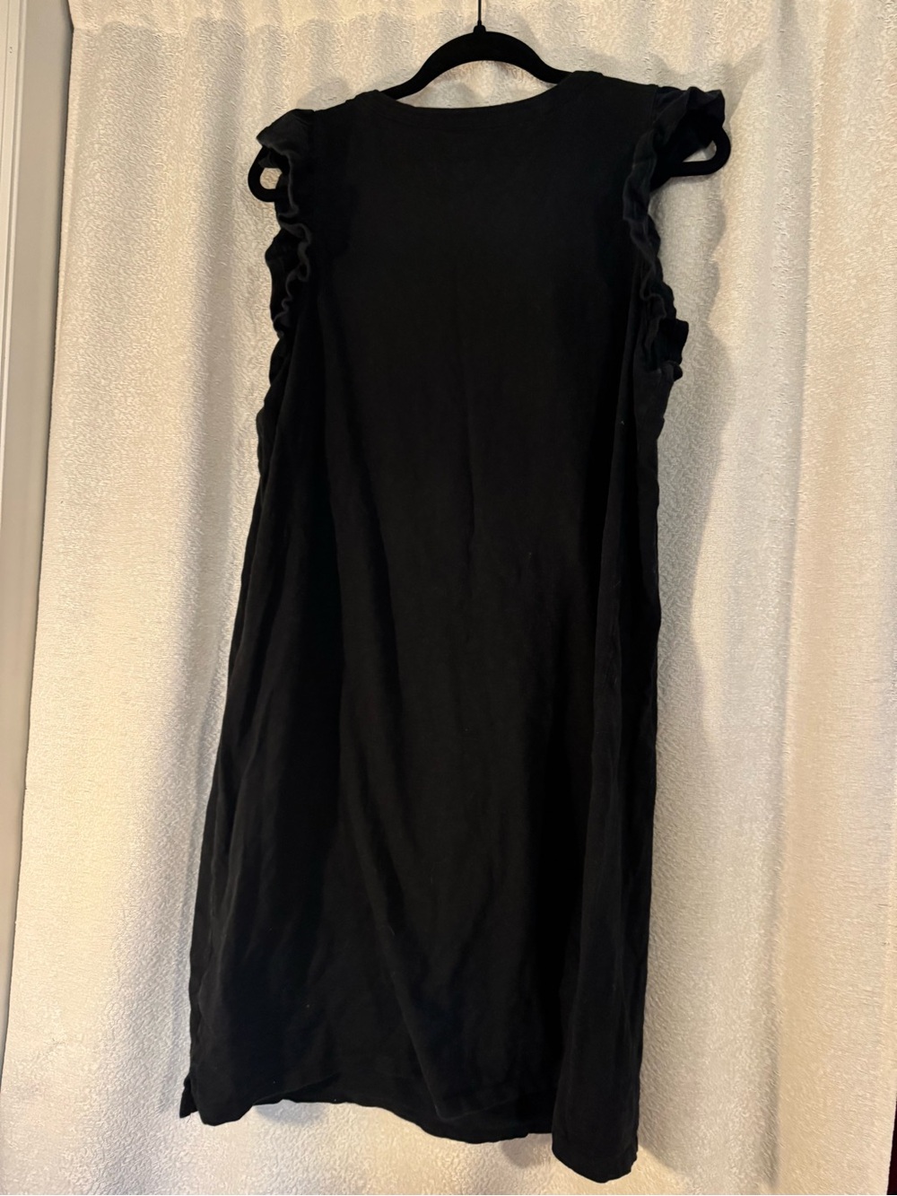 Universal Thread Black Ruffle Sleeve Casual Dress